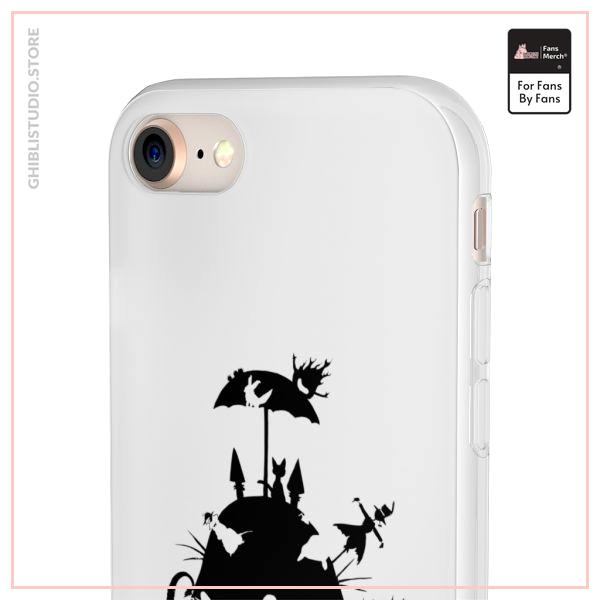 Studio Ghibli Black &amp; White Art Compilation iPhone Cases