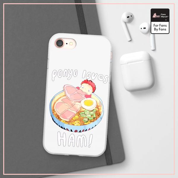 Ponyo Loves Ham iPhone Cases