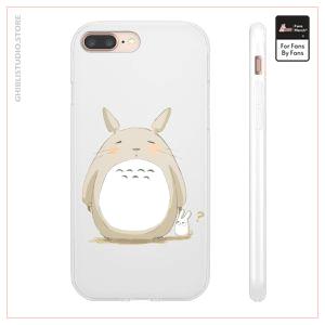 Coques iPhone mignonnes de visage de Totoro Pinky