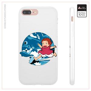 Ghibli Studio Ponyo sur les vagues Coques et skins iPhone