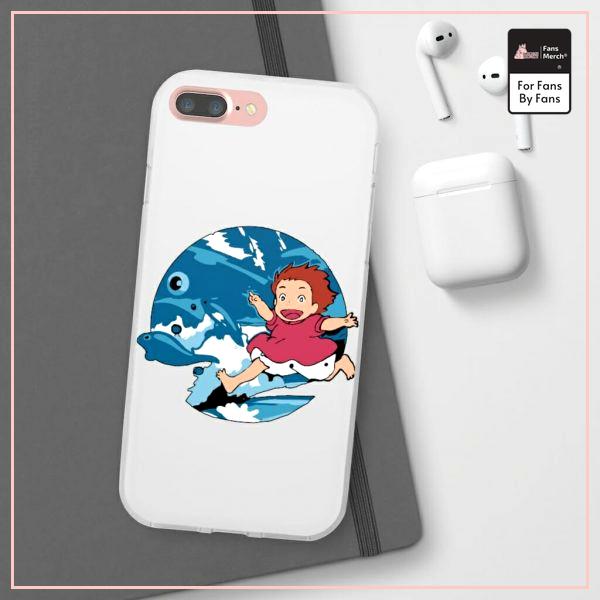 Ghibli Studio Ponyo On The Waves iPhone Cases