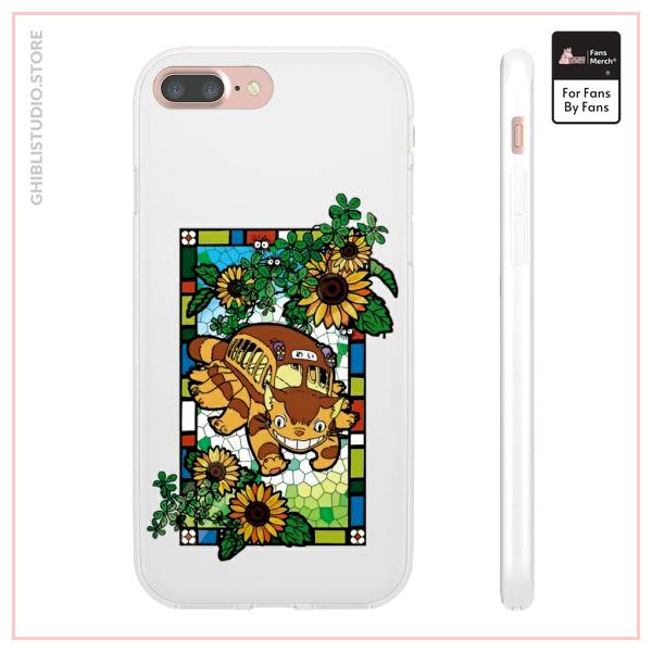 My Neighbor Totoro - Cat Bus Stained Glass Art iPhone Cases