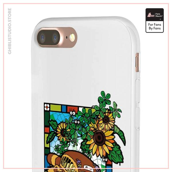 My Neighbor Totoro - Cat Bus Stained Glass Art iPhone Cases