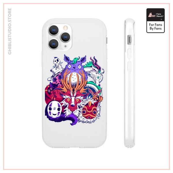 Ghibli Characters creepy style iPhone Cases