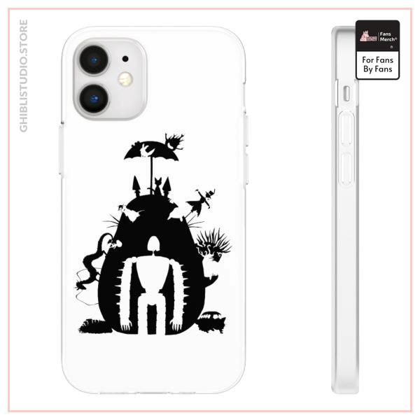 Studio Ghibli Black &amp; White Art Compilation iPhone Cases