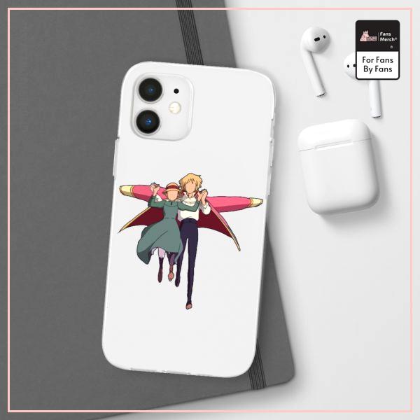 Howl's Moving Castle - Howl and Sophie Running Classic iPhone Cases