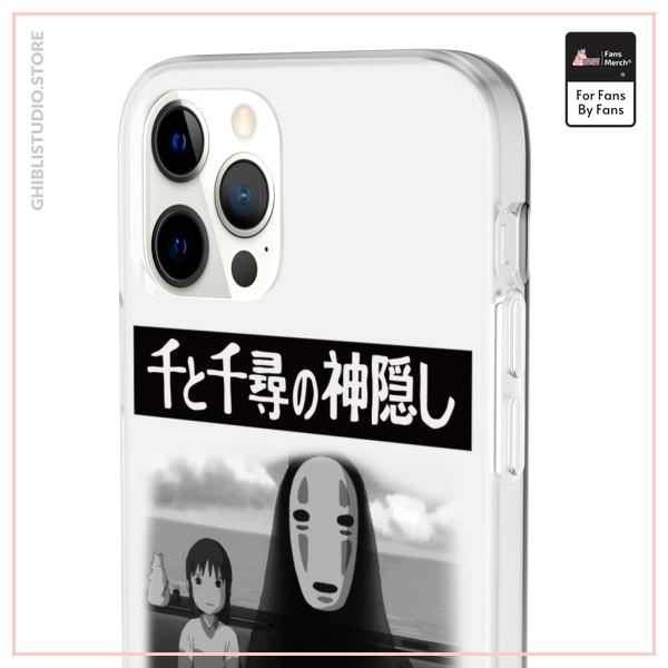 Spirited Away - Chihiro and No Face on the Train iPhone Cases