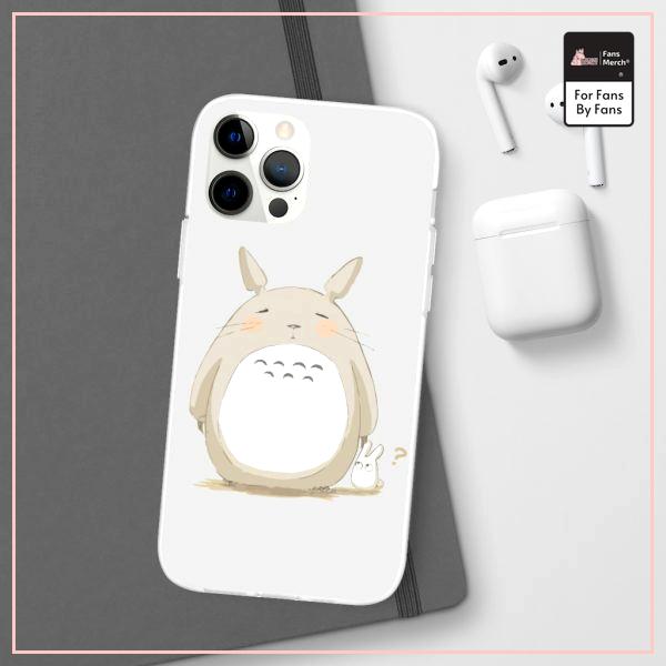 Cute Totoro Pinky Face iPhone Cases