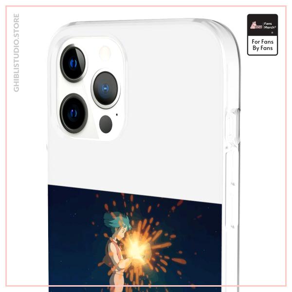 Howl's Moving Castle - Howl meets Calcifer iPhone Cases