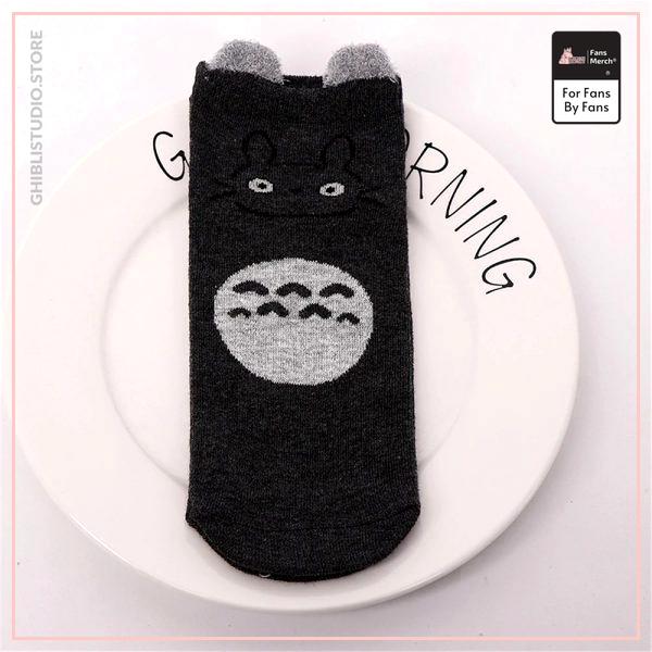 My Neighbor Totoro Cute Fluffy Ears Socks 5 Pairs/Box