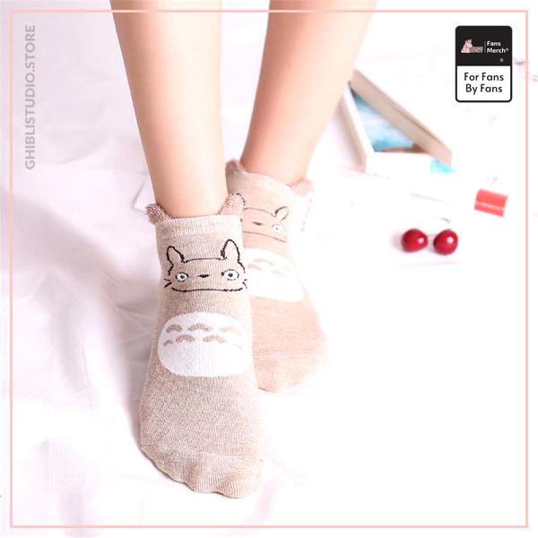 My Neighbor Totoro Cute Fluffy Ears Socks 5 Pairs/Box