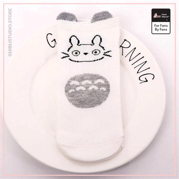 My Neighbor Totoro Cute Fluffy Ears Socks 5 Pairs/Box