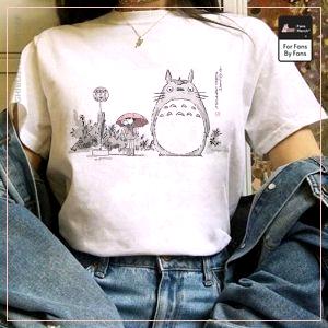 Ghibli Studio Totoro y amigos camiseta 22 estilos