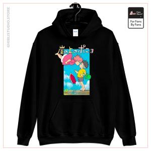 Ponyo On The Cliff By The Sea Poster Hoodie Unisex