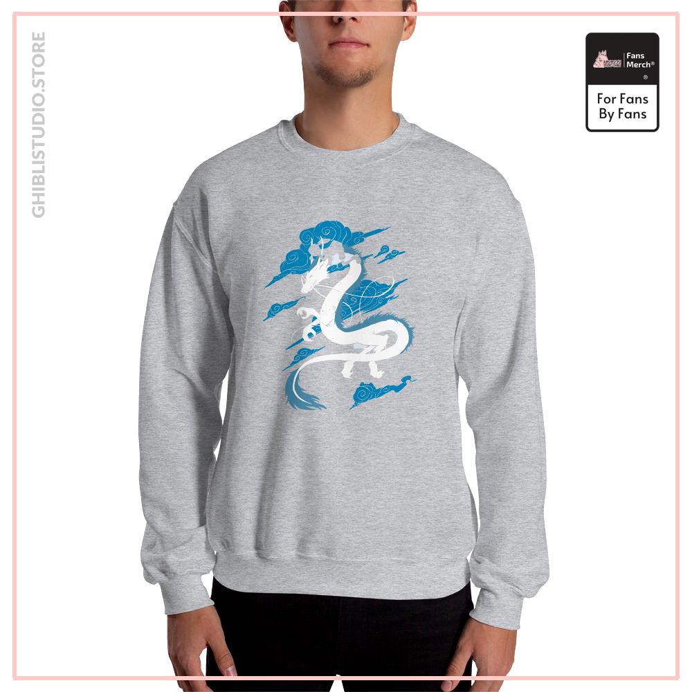Spirited Away - Sen Riding Haku Dragon Sweatshirt | Ghibli Studio Store
