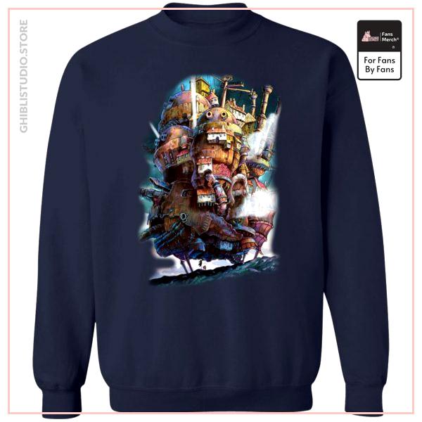 Howl's Moving Caslte on the Sky Sweatshirt