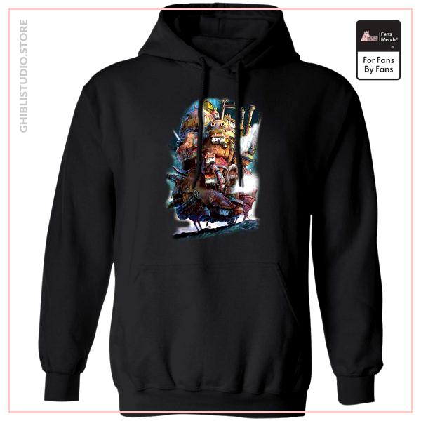 Howl's Moving Caslte on the Sky Hoodie