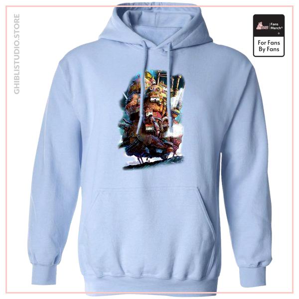 Howl's Moving Caslte on the Sky Hoodie