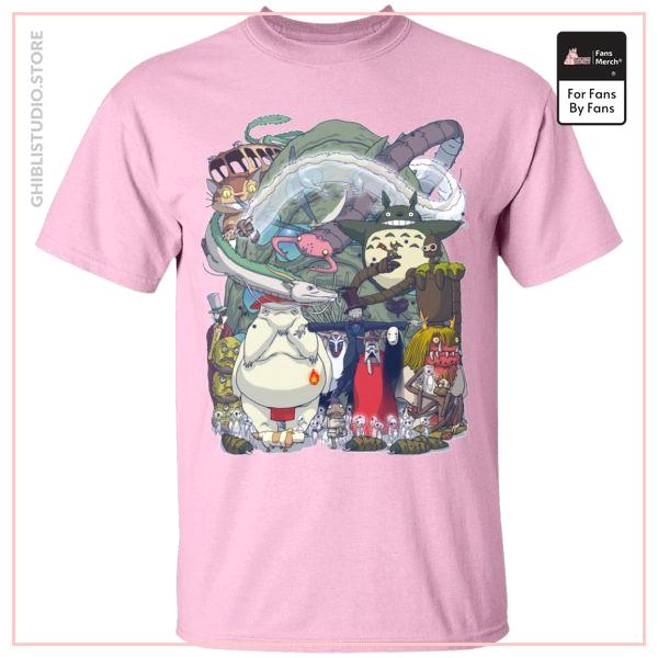 Ghibli Highlights Movies Characters Collection T Shirt
