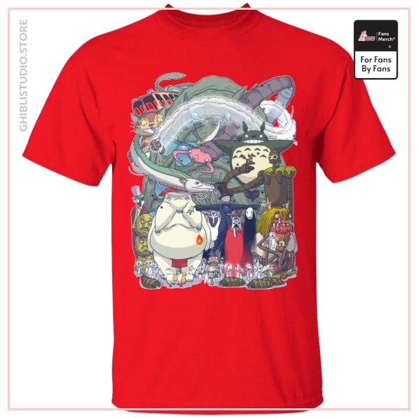 Ghibli Highlights Movies Characters Collection T Shirt