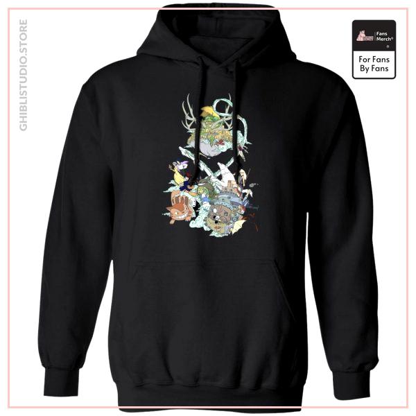 Ghibli Characters Color Collection Hoodie