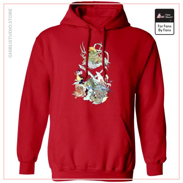 Ghibli Characters Color Collection Hoodie
