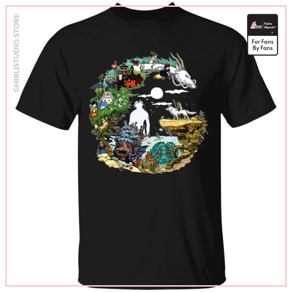 Ghibli Movie Circle T Shirt