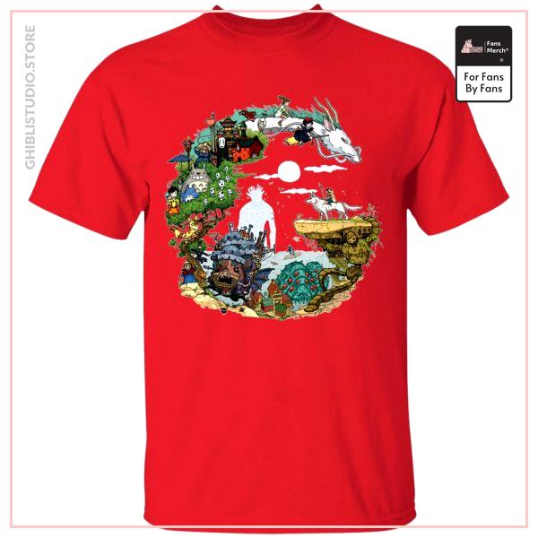 Ghibli Movie Circle T Shirt