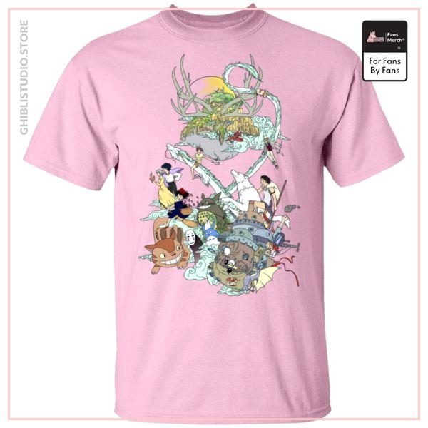 Ghibli Characters Color Collection T Shirt