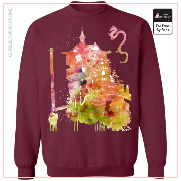 Spirited Away - The Bathhouse Color Cutout Sweatshirt