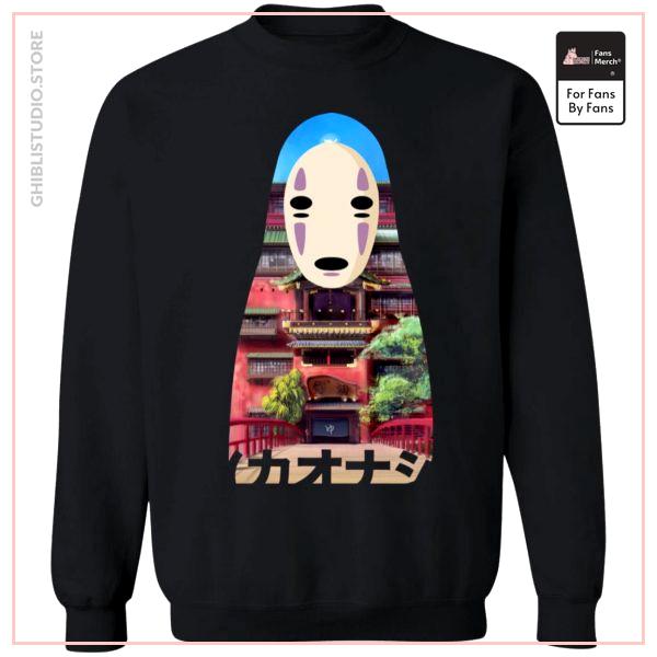 Spirited Away Kaonashi Cutout Colorful Sweatshirt