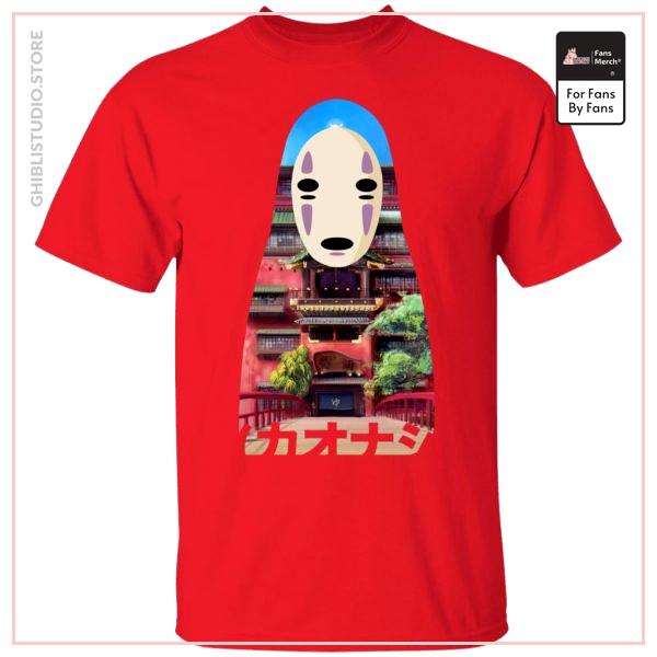 Spirited Away Kaonashi Cutout Colorful T Shirt