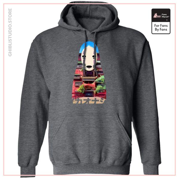 Spirited Away Kaonashi Cutout Colorful Hoodie