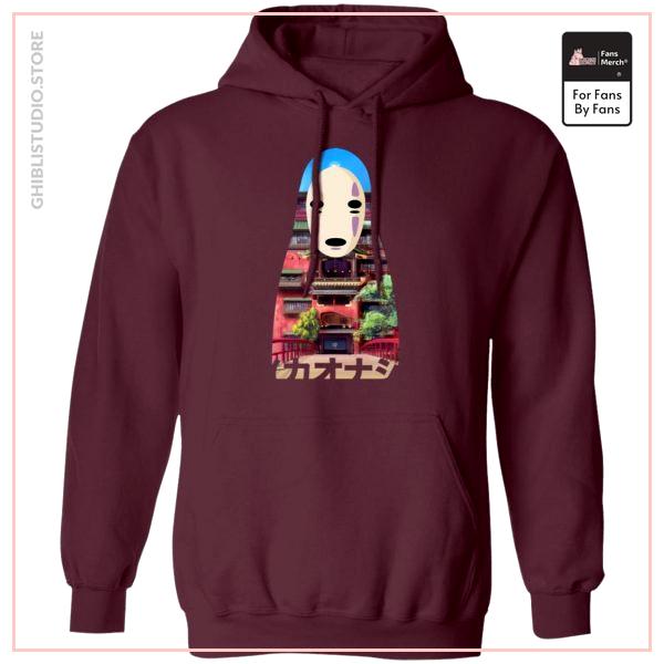 Spirited Away Kaonashi Cutout Colorful Hoodie