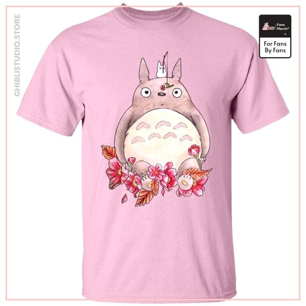 Totoro - Flower Fishing T Shirt
