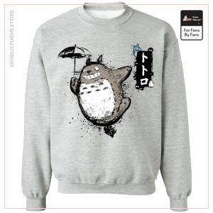 Spinnendes Totoro-Sweatshirt