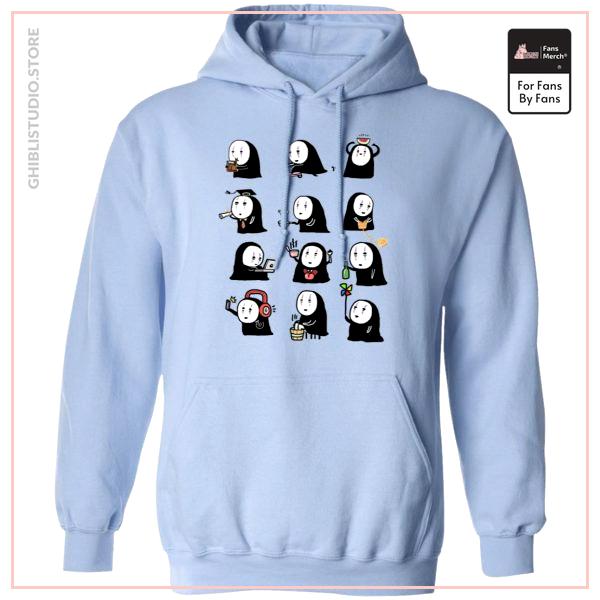 Cute No Face Kaonashi Collection Hoodie