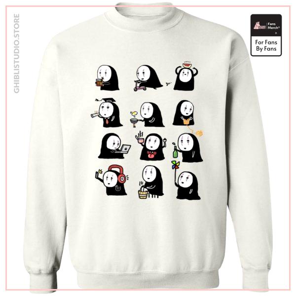 Cute No Face Kaonashi Collection Sweatshirt