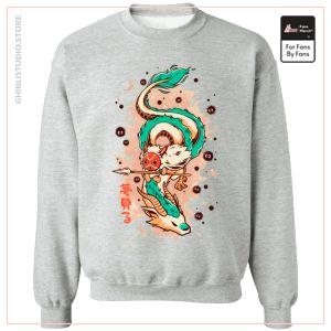 Princess Mononoke auf dem Dragon-Sweatshirt