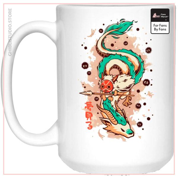 Princess Mononoke on the Dragon Mug