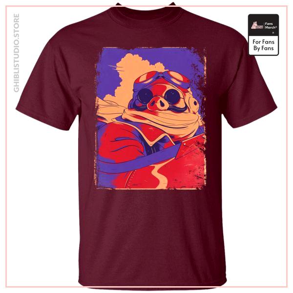 Porco Rosso Retro T Shirt