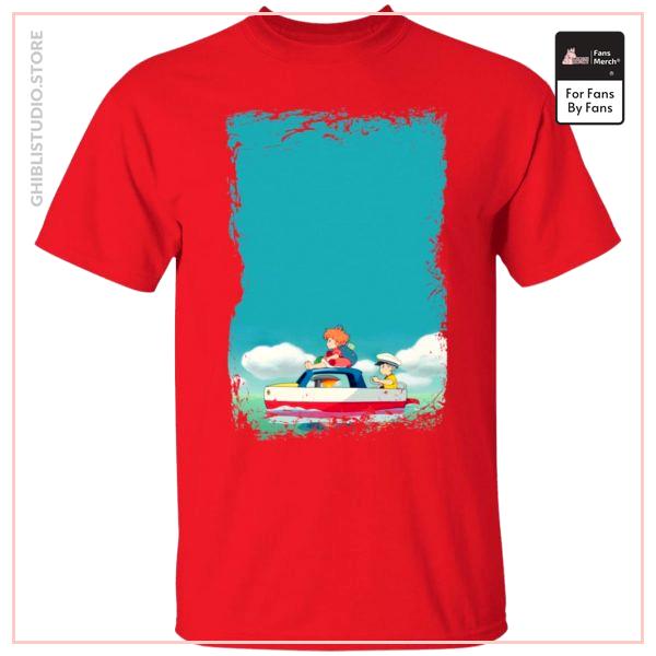 Ponyo and Sosuke on Boat T Shirt