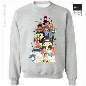 Ghibli Movie Characters Compilation Sweat-shirt