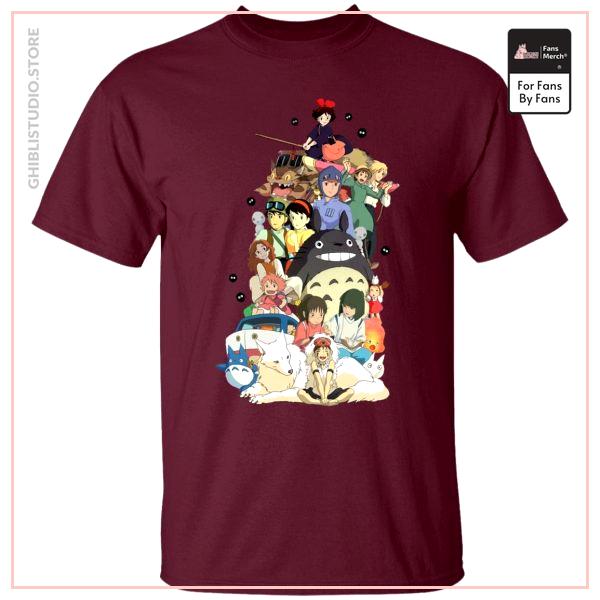Ghibli Movie Characters Compilation T Shirt