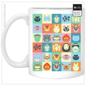 Ghibli Colorful Characters Collection Mug