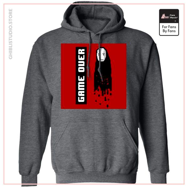 Spirited Away No Face 8 BIT Game Over Hoodie