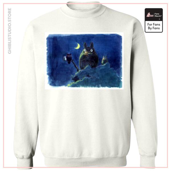 My Neighbor Totoro by the Moon Pastel Art Sweatshirt