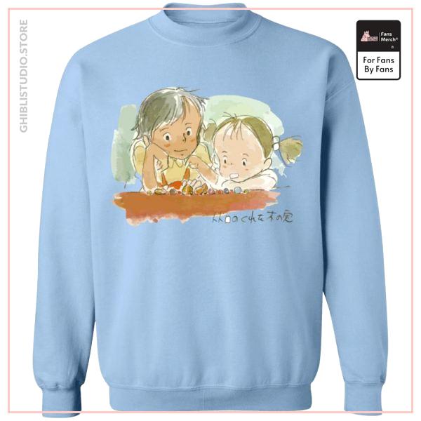 My Neighbor Totoro - Mei &amp; Satsuki Water Color Unisex Sweatshirt