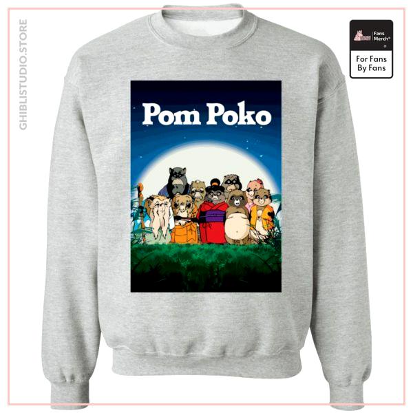 Pom Poko Poster Sweatshirt Unisex