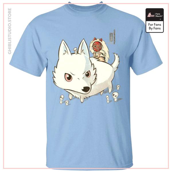 Princess Mononoke and The Wolf Cute Chibi Version T Shirt